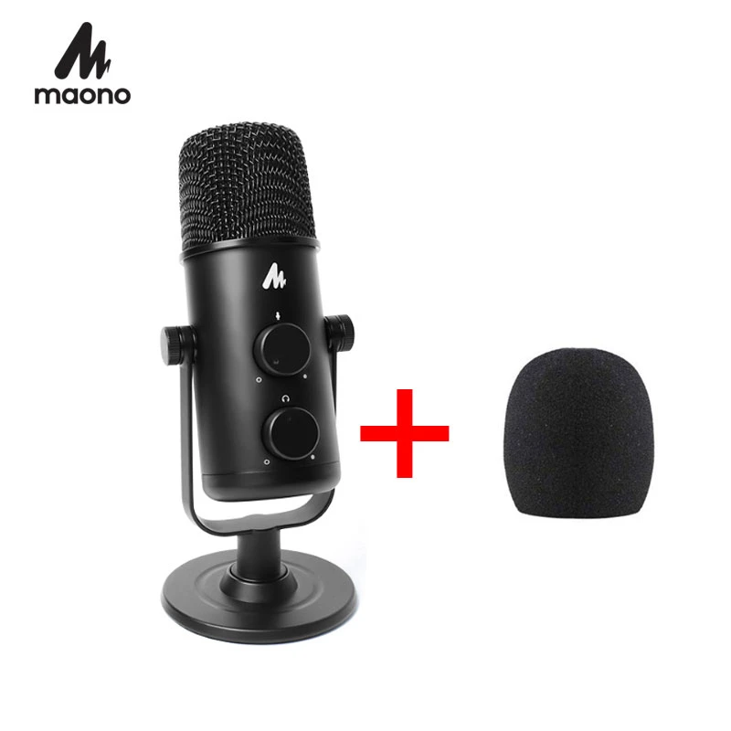 

MAONO USB Microphone Professional Condender Microphone Omnidirectional Studio Microphone Computer Mic For Youtube Podcast Gaming