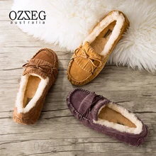 OZZEG Роскошные брендовые дизайнерские женские зимние туфли из
