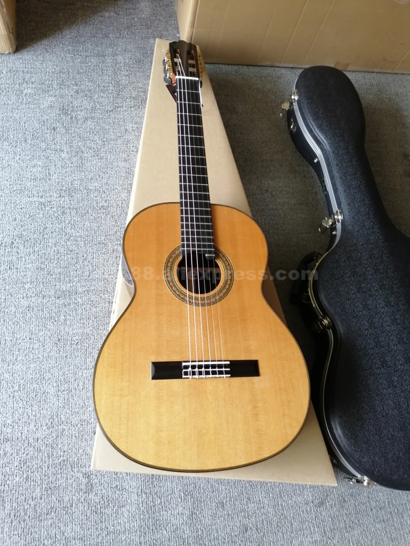 Новая модель 36 дюймов ручная акустическая испанская гитара, VENDIMIA Solid Cedar/Solid Rosewood, professional Full solid Классическая гитара