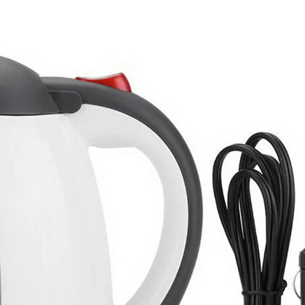 12V/24V 250W Real-time Temperature Vehicle electric kettle Waterproof Stainless Steel Car Kettle Water Heater Travel Kettle
