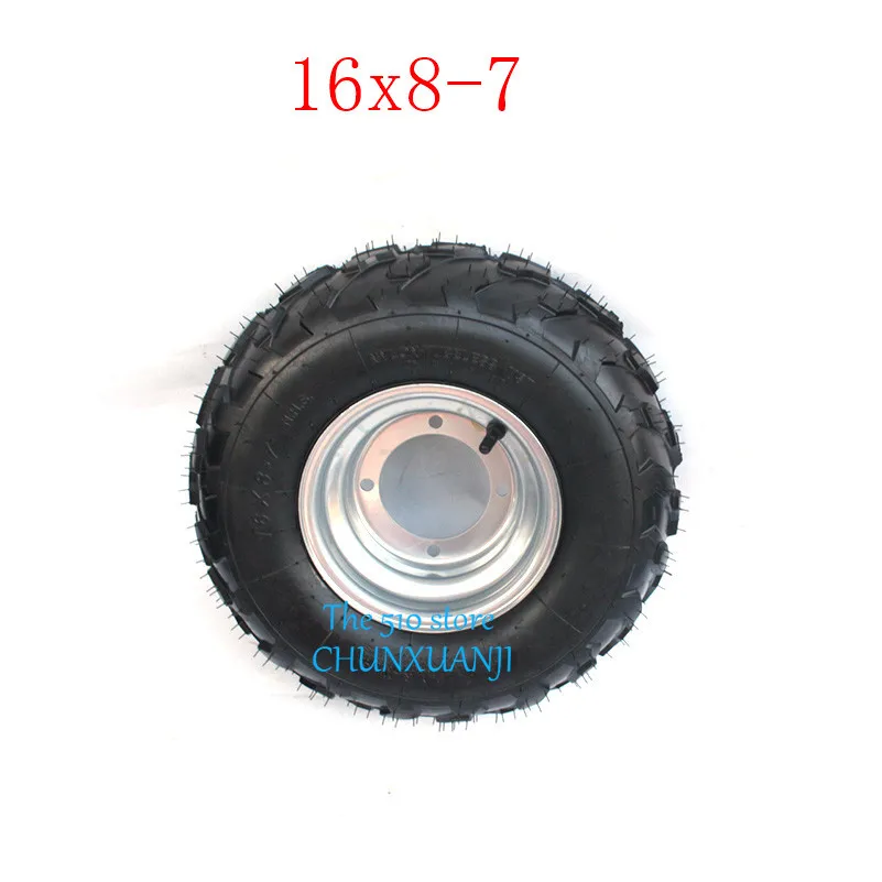 Высококачественный картинг детская коляска ATV UTV 16X8-7 дюймов бескамерное колесо шины Go Kart Нобби