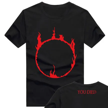 Dark Souls, мужские футболки, хвалят солнце, дизайн, цифровая печать, хлопок, повседневные, летние, мужские, wo, мужские футболки