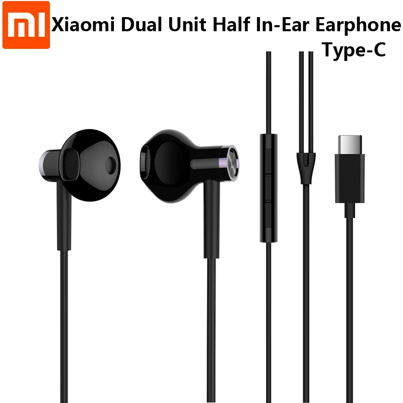 Наушники-вкладыши Xiaomi Mi двухблочные с проводом типа C | Электроника