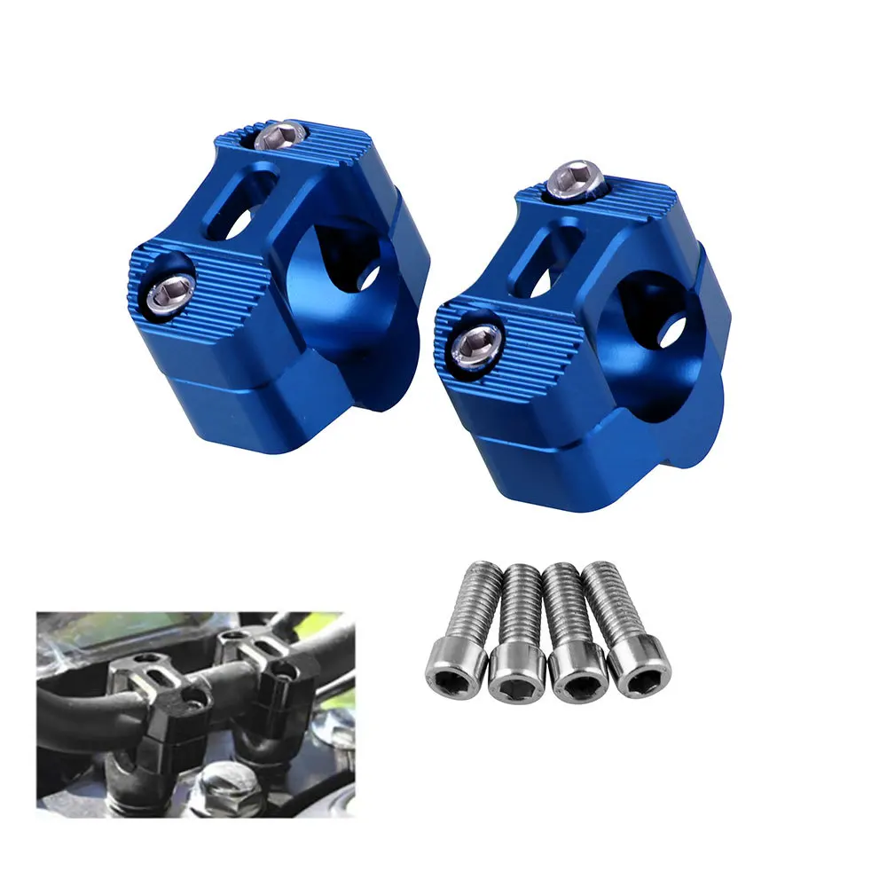 1 пара из алюминиевого сплава Универсальный руль мотоцикла крепление зажимной подъемник бар стояк 28 мм руль мотоцикла стояк Клам