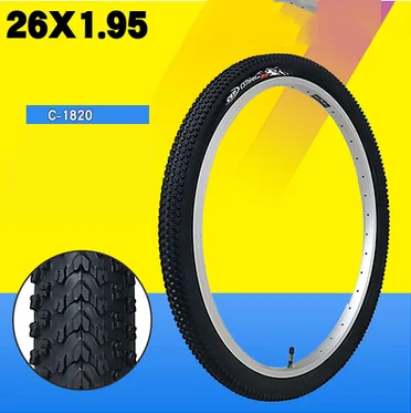 Bicycle Tires 26x1.95 26X2.125 24x1.95 Tire MTB Mountain Bike Tires Neumaticos Outdoor Cycling bicycle parts tire wear - Цвет: 26x1.95 C1820