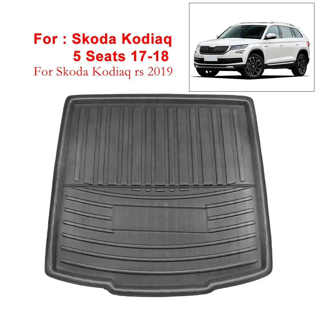 UXCELL PE + EVA пенопластовый коврик для багажника заднего груза напольный ковер Skoda