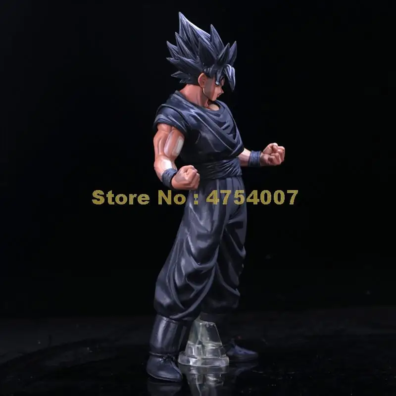 Аниме Dragon Ball; Dragonball z игрушечные фигурки из игры Dragon Ball dbz(“супер сайян, «Жемчуг дракона шоколадного цвета с изображением Сон Гоку из ПВХ, движущаяся фигурка, 27 см плюшевая игрушка