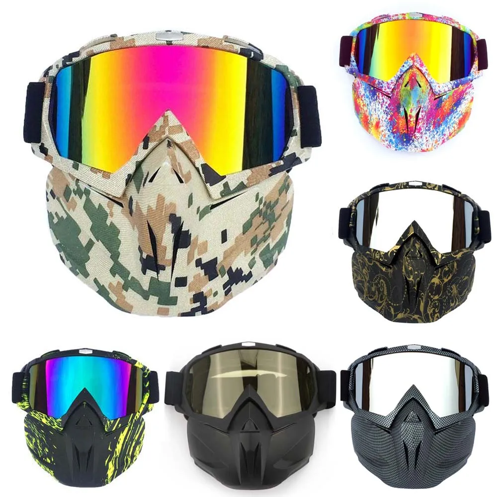 Snow Ski Safety Foldable Eyewear Glasses Goggles Winter ATV Snowboard Snowmobile 