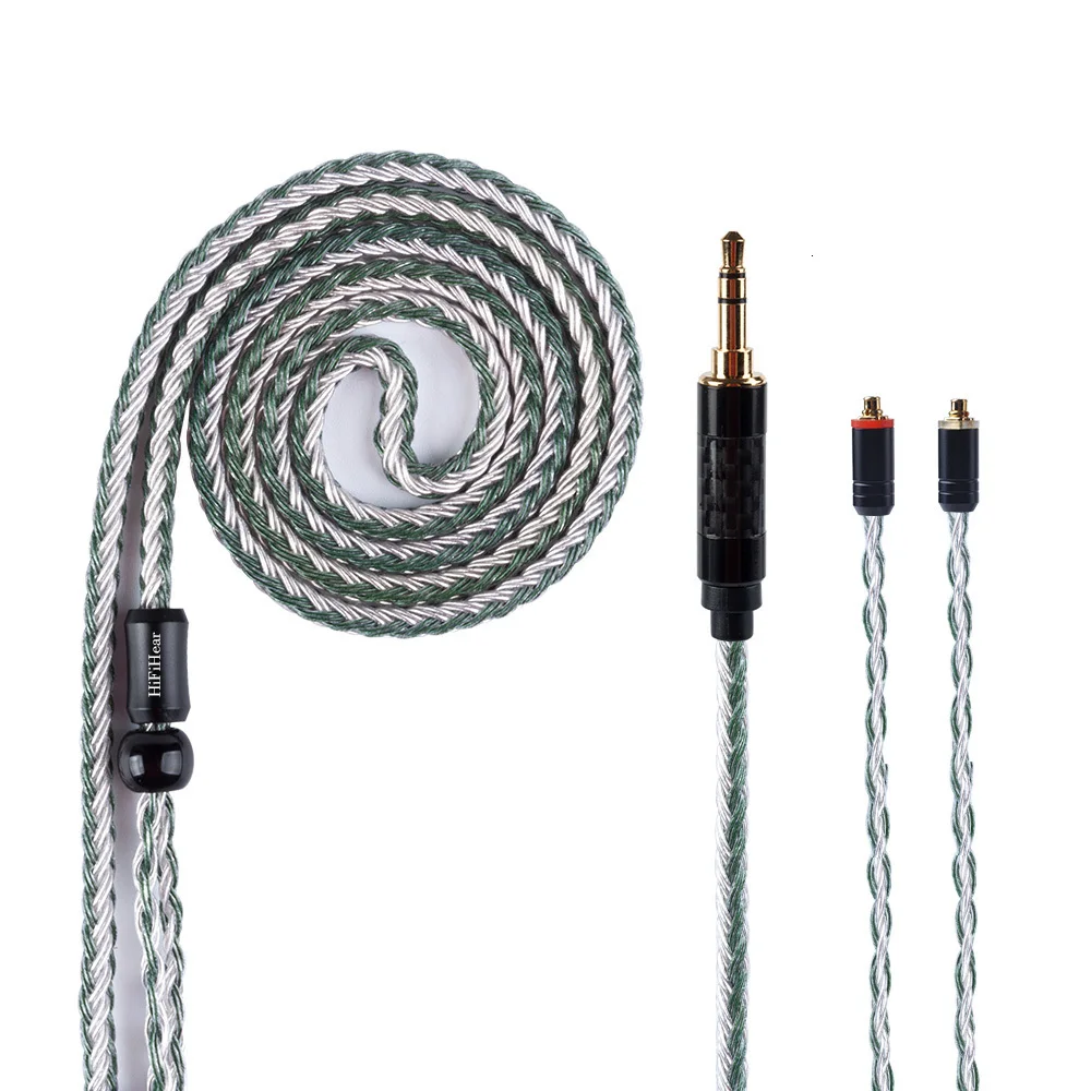 Hifihear 16 Core посеребренный кабель 2,5/3,5/4,4 мм обновления кабеля с MMCX/2Pin для ZS10 PRO ZSX BL-03 V90