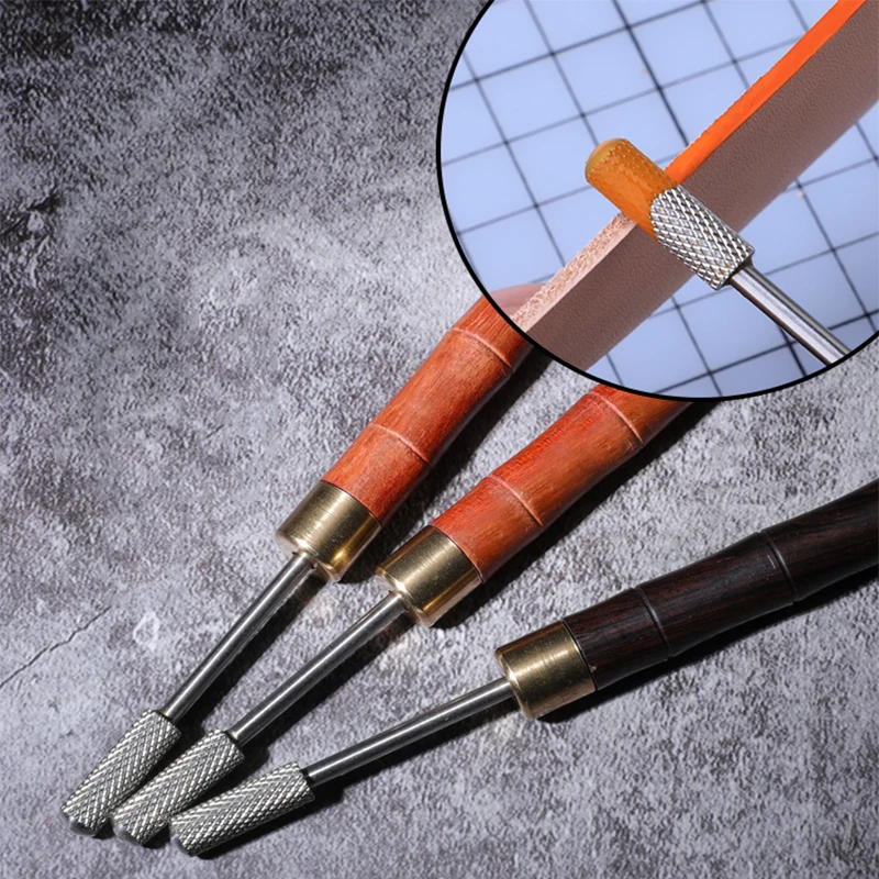 

DIY Leathercraft Speedy Edge Brass Oil Painting Pen Head Leather Edge Pen Applicator Edge Paint Roller Pen Top Edge Dye Tool