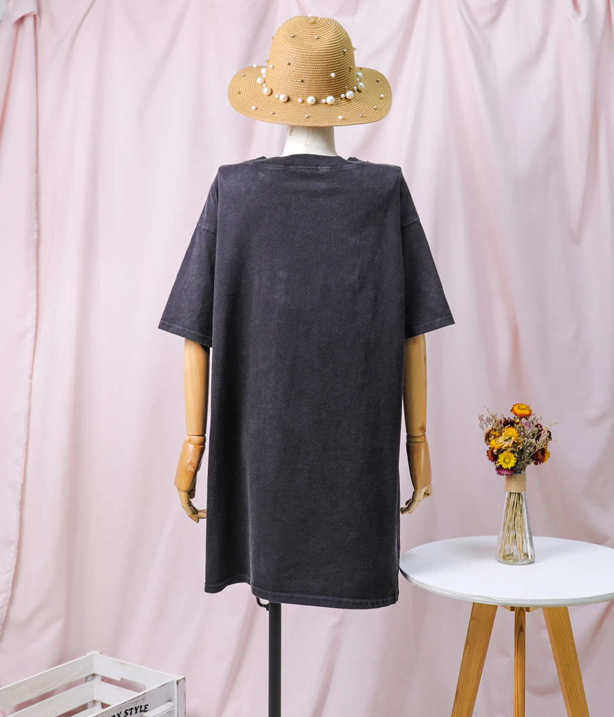Jastie Retro Leopard Print Long T-Shirt Summer Women Short Sleeve O-Neck Pullover Tops 100% Cotton Tee Dress Oversize Tops Blusa