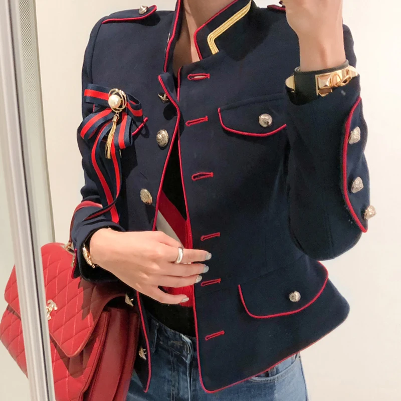 Fashion Women OL Korean Vintage Coat Button Suit Comfortable High Quality Outerwear Female Cute Work Style Jacket Streetwear