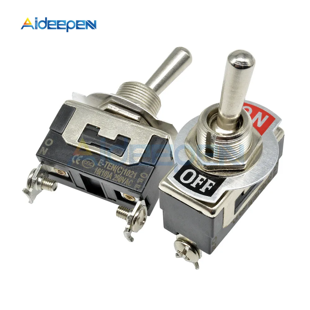 E TEN(C) 1021 Мини автоматический переключатель черный 2Pin ВКЛ ВЫКЛ медный контактор