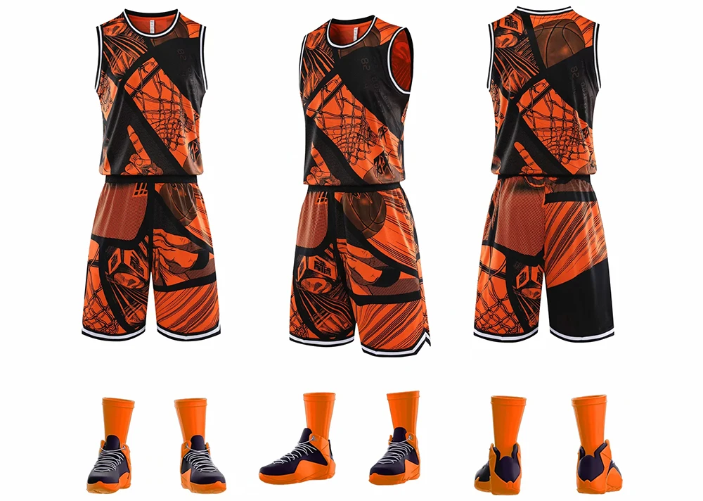 Майки, форма для баскетбола, мужские баскетбольные наборы, спортивный комплект, одежда, женский баскетбольный трикотажный набор, на заказ, с напечатанным номером, с логотипом