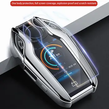 

Car Fully Key Case Cover Fully Key Shell Remote Key Protector for BMW 7 Series 740 6 Series GT 5 Series 530i X3 Display Key