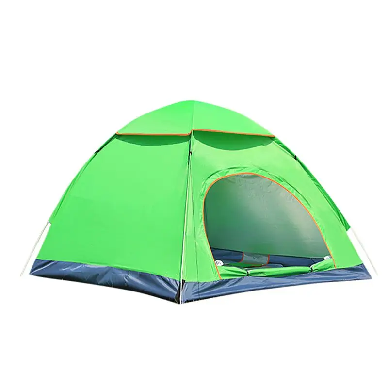 Анти-УФ складной автоматический всплывающий Открытый Сверхлегкий укрытия от солнца кемпинг палатка альпинизма палатки портативный водонепроницаемый туристический тент - Цвет: Зеленый