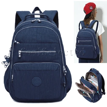 

Casual High quality Kipled Original Bolsa School Backpack for Teenage Girl Mochila Escolar With Monkey Keychain Bags