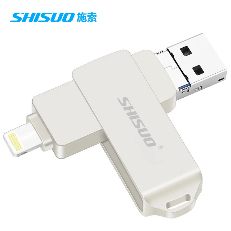 Стиль четыре в одном маленький скользящий usb-накопитель для Apple Android type-C мобильный телефон компьютер двойного назначения USB накопитель подарок на заказ