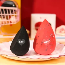 Сердце-губка в виде дельфина слоеная Гидрофильная не латексная Влажная и сухая не есть пудра слоеные инструменты для макияжа