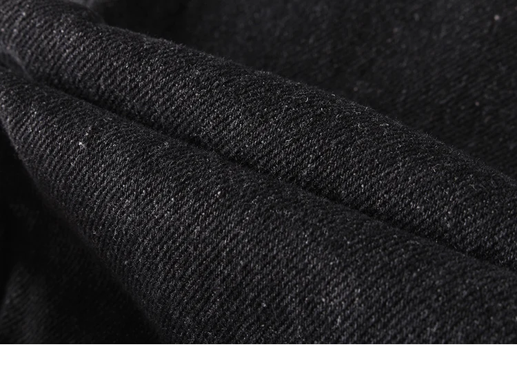 Crane Embroidered Denim Jacket Japanese Harajuku Men Hip Hop Jeans Jacket Streetwear Denim Bomber Jacket Black Blue Cotton