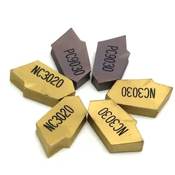 SP200 SP300 SP400 PC9030 NC3020 NC3030 Inserts en carbure à fente pour la séparation et le rainurage, outil de tour en métal, outil de tournage de rainurage 