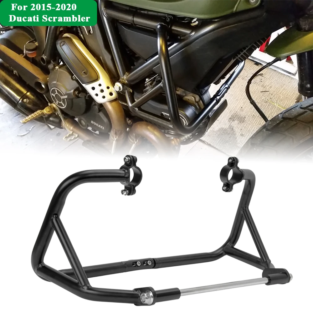 Motorcycle Crash Bar Engine Guard Bumper Frame Protection For Ducati Scrambler 800 Ds Full Throttle Icon Sixty2 15 19 Covers Ornamental Mouldings Aliexpress