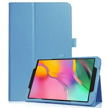 

Litchi PU Leather Case For Samsung Galaxy Tab A 8.0 2019 Smart Stand Cover For Samsung Tab SM-P200 SM-P205 Tablet Case+film+pen