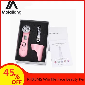 

Frequency LED Photon Face Skin Rejuvenation Remover 5in1 RF&EMS Wrinkle Face Beauty Pen Acne Blackhead Removal Dropshipping
