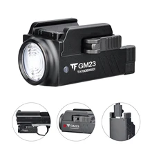 

TrustFire GM23 Weapon Flashlight Tacital 800 Lumens Compact GL0ck Light Rail Mounted Quick Release USB Rechargeable Torch