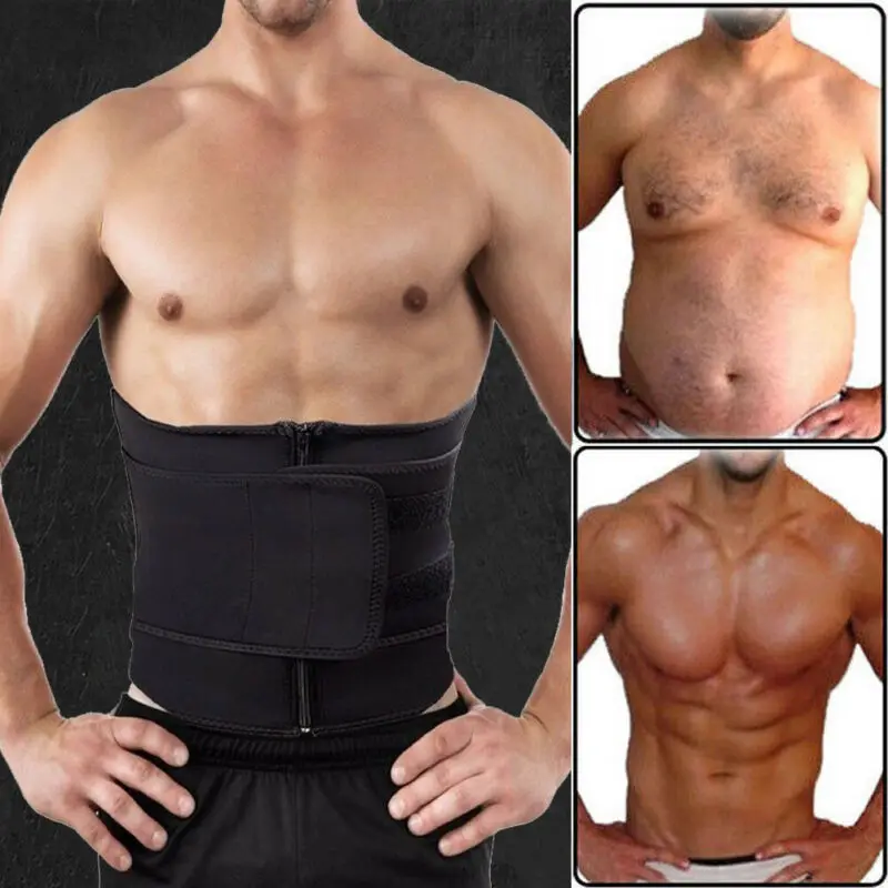 Sweat Shaper Slimming Belt Body Shape Adjustable Fitness Waist Trainer Corset Shapewear for Weight Loss M-3XL