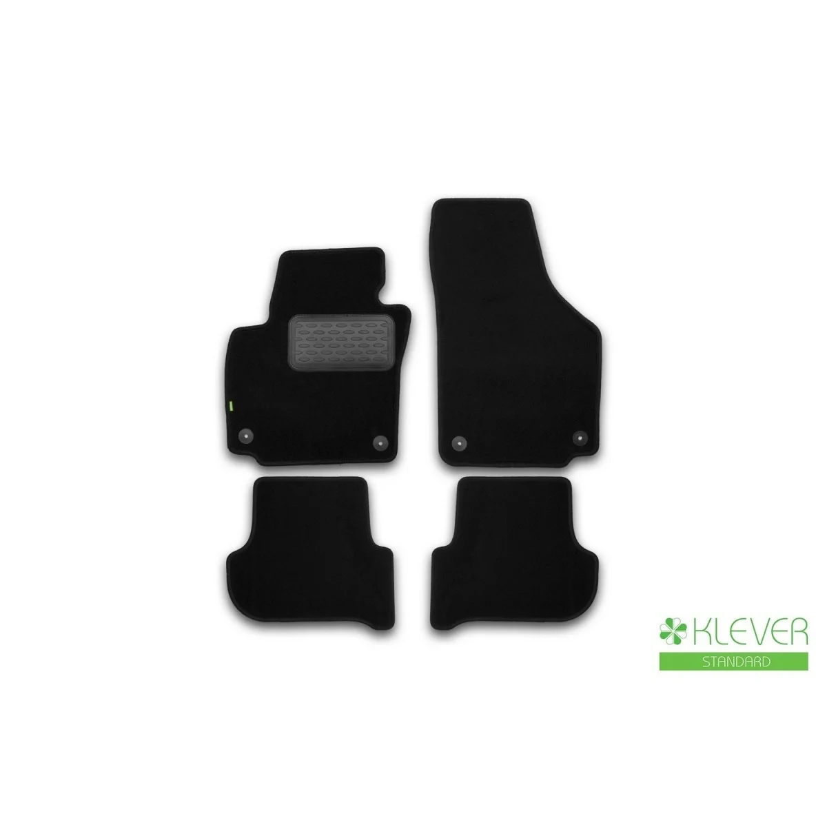 Коврики в салон klever standard skoda yeti 2009->, кросс., 4 шт.(т