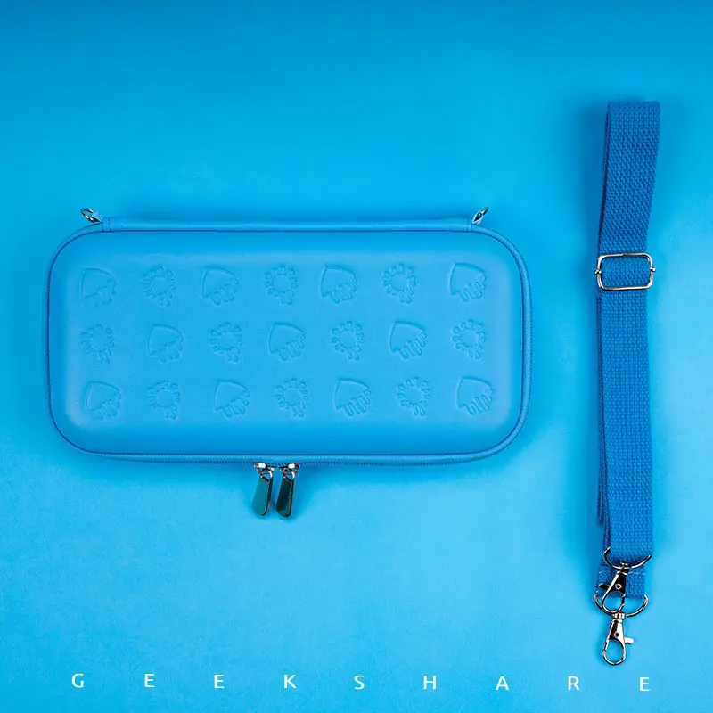 Чехол с переключателем, портативный жесткий чехол из ЭВА, чехол s, чехол для пульта переключения, сумка для переноски, сумки через плечо, аксессуары для хранения - Цвет: Blue