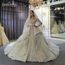 Аманда Novias Свадебное платье, роскошное свадебное платье