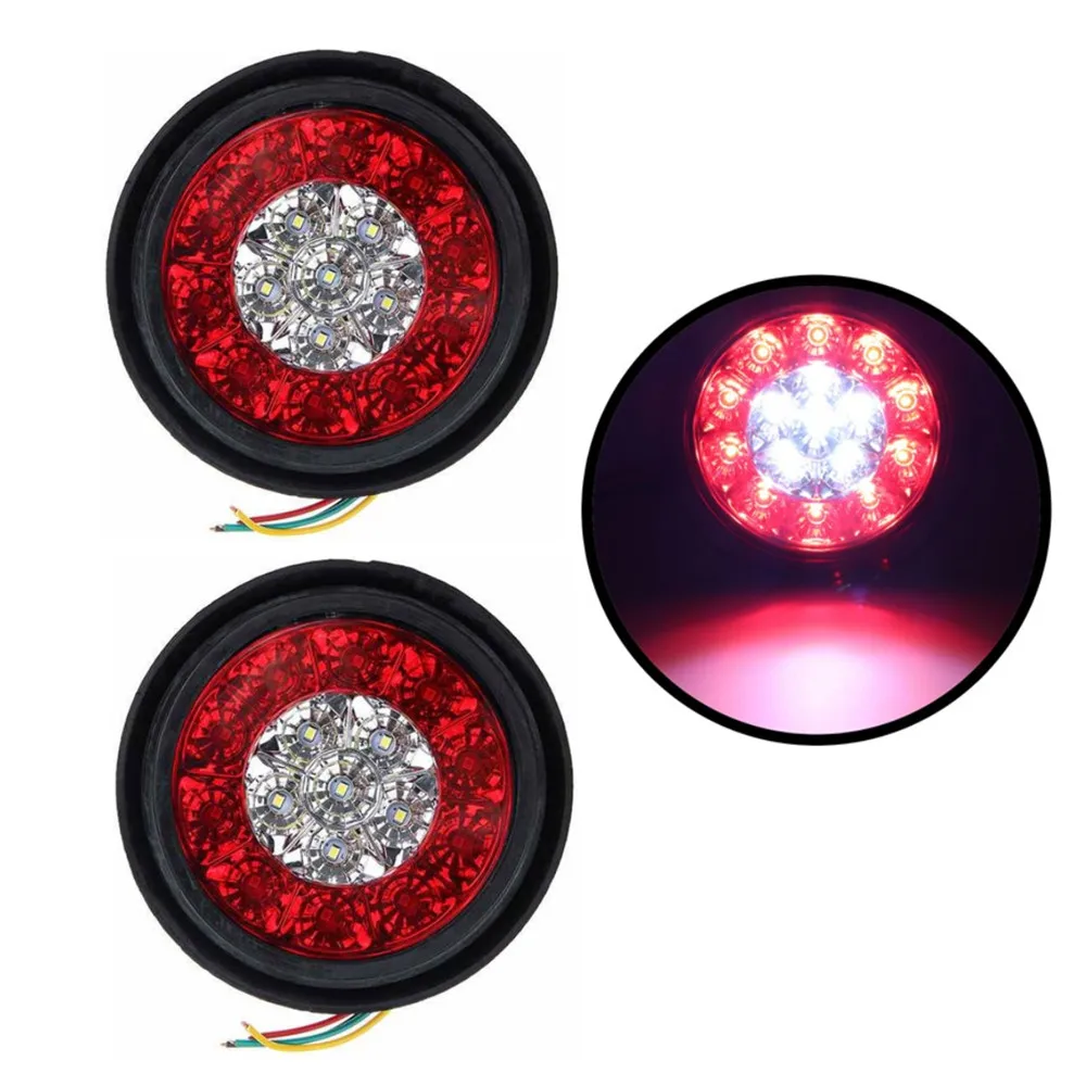 

2 шт. 24 в задний фонарь для трактора, задний фонарь для прицепа, светодиодный стоп светильник для грузовика, сигнал поворота/задний фонарь для фургона, задний фонарь s