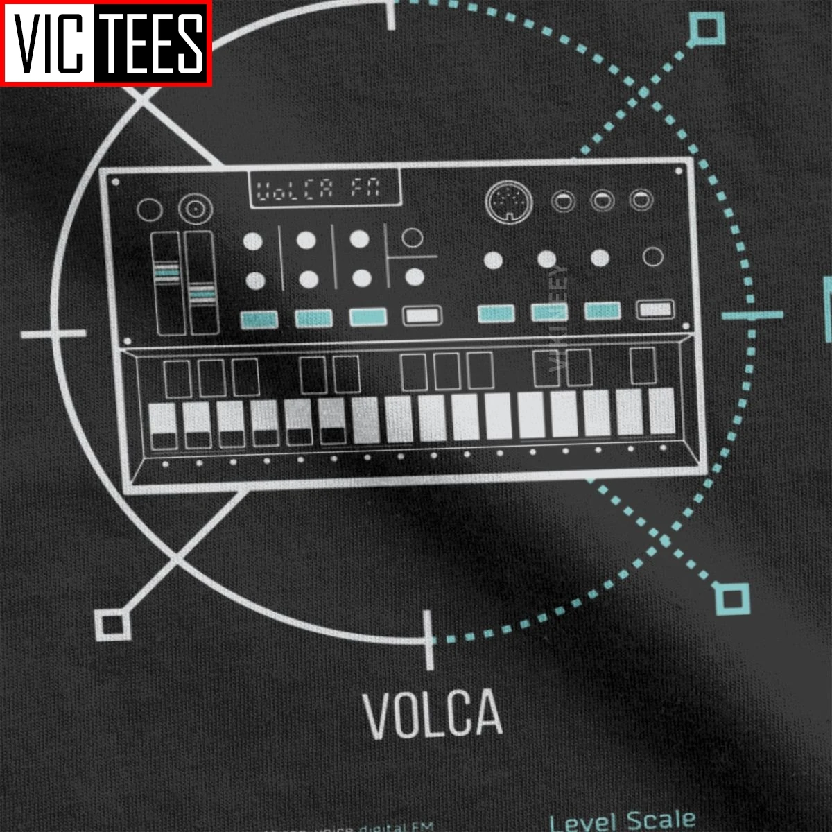 Для мужчин Volca FM Круглый Korg Volca футболка синтезатор музыка синтезатор электро модульная техно Хлопок Зимняя футболка