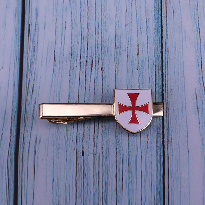 Catholic Army Crusader tie clip Freemason gift AliExpress