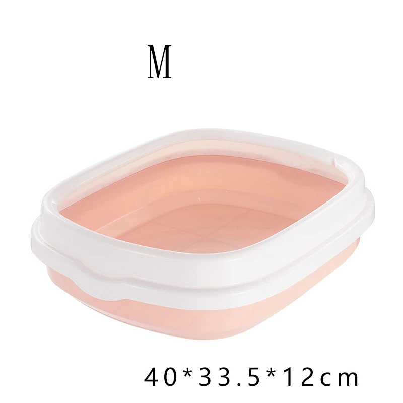 Puppy Cat Indoor Home Plastic Sandbox Candy colors cat litter box toilet Free Cat litter shovel toilet bedpan cat