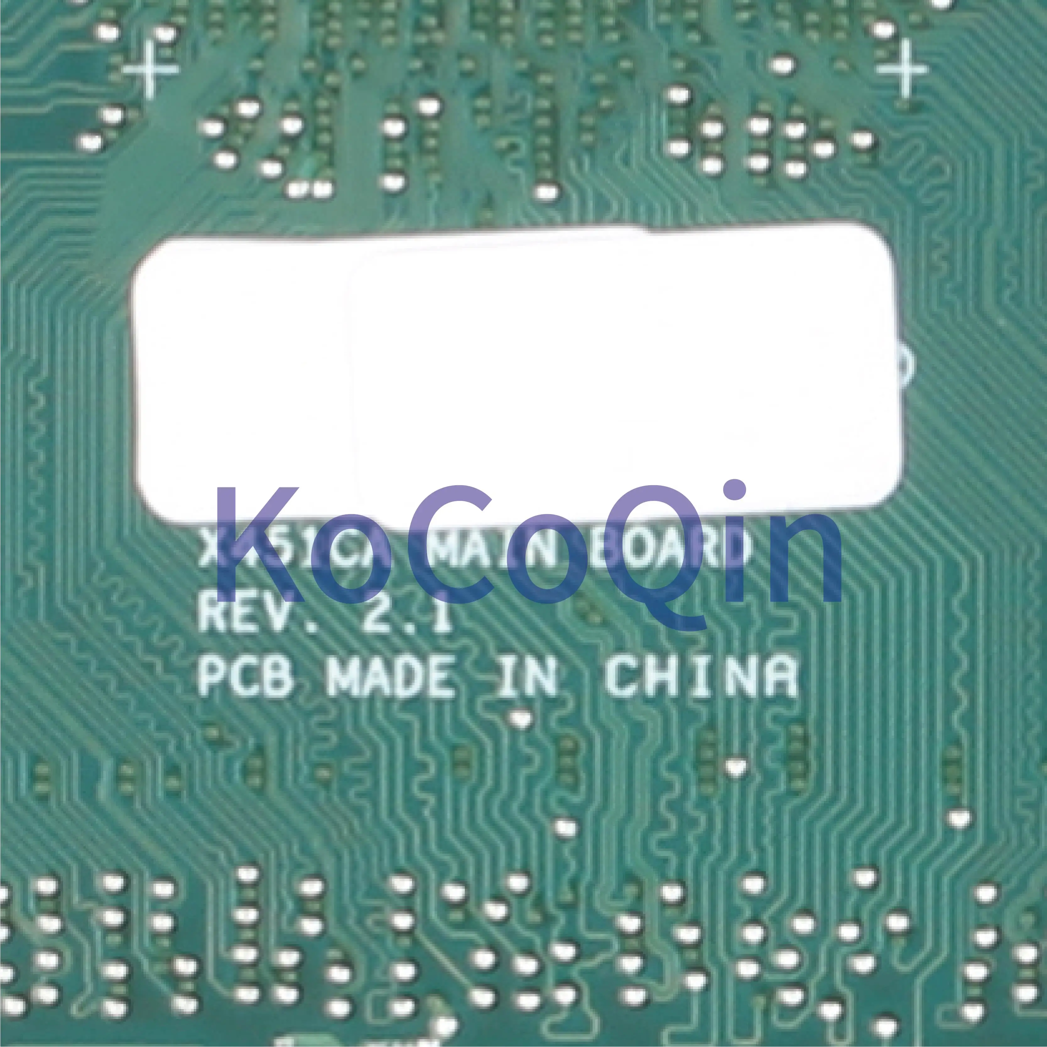 KoCoQin материнская плата для ноутбука ASUS X451CA материнская плата REV.2.1 SLJ8C HM77 SR0N9 I3-3217U с 2G Оперативная память