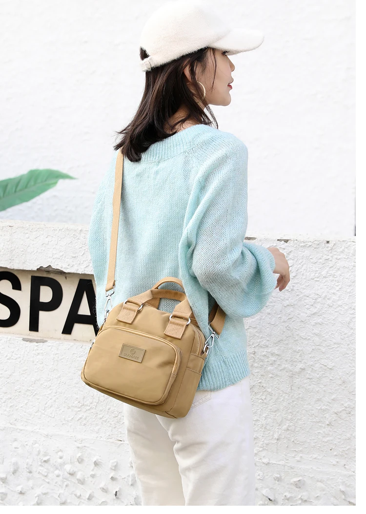 Women's Shoulder Bag Nylon Handbag Large Capacity New Fashion Messenger Bag Small Fashion Women's Single Shoulder Tote
