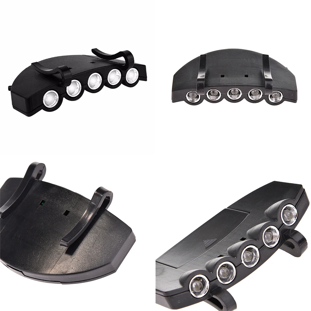 Уличные светодиодные фары 5 светодиодов ультратонкая лампа с зажимом