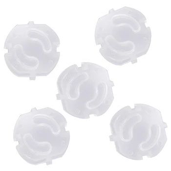 

5pcs EU Child Safety Electrical Outlet Cover For Power Socket Guard Protection