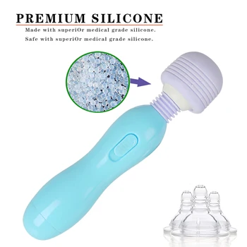 Portable Sex Toys For Woman AV Vibrator Realistic Dildo Mini Vibrator Erotic G Spot Magic Vibrators Lesbian Masturbator 3