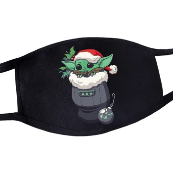 

Mouth Masks Fashion Cute Cartoon Dustproof Maseczki Mascherine 2020 Movie Star Wars Kawaii Yoda Hip Hop Masker Washable Reusable