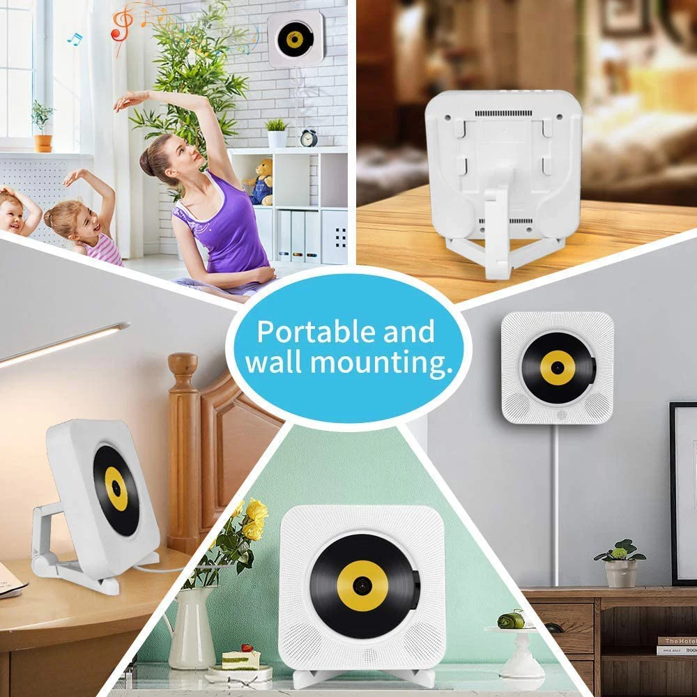 Icreative wall mounted cd player surround som