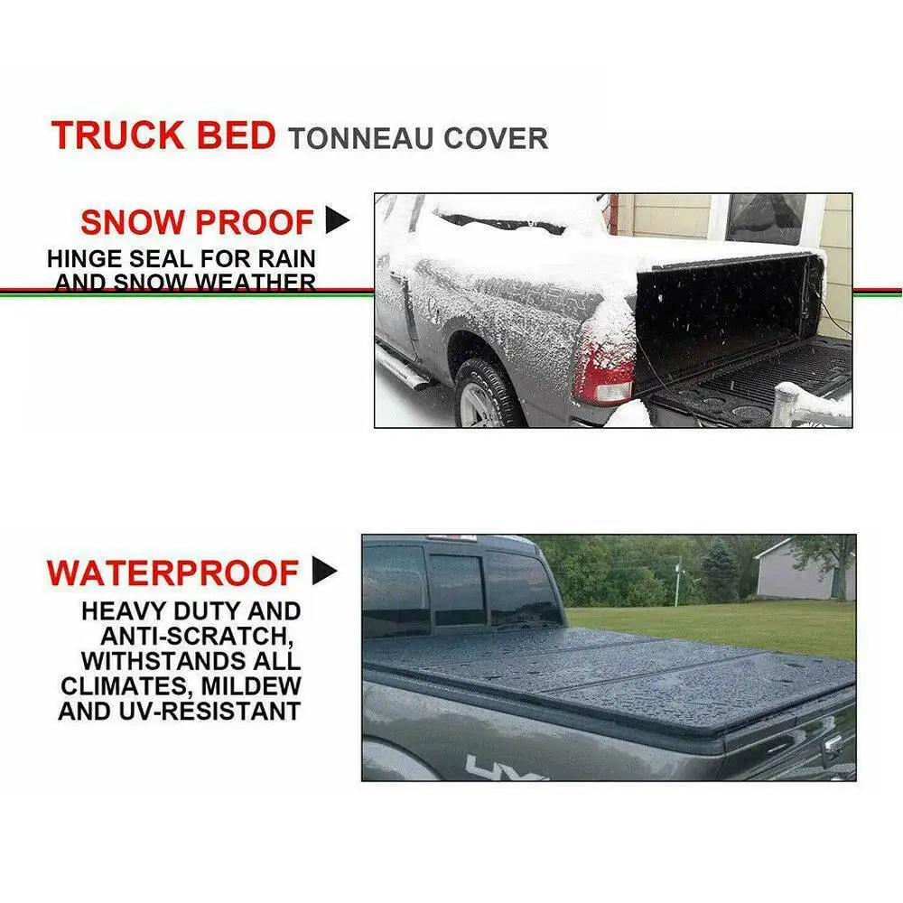 Samger (Корабль из США) черный мягкий 5 5фт трехслойный чехол Tonneau для Ford F150 2015 2019