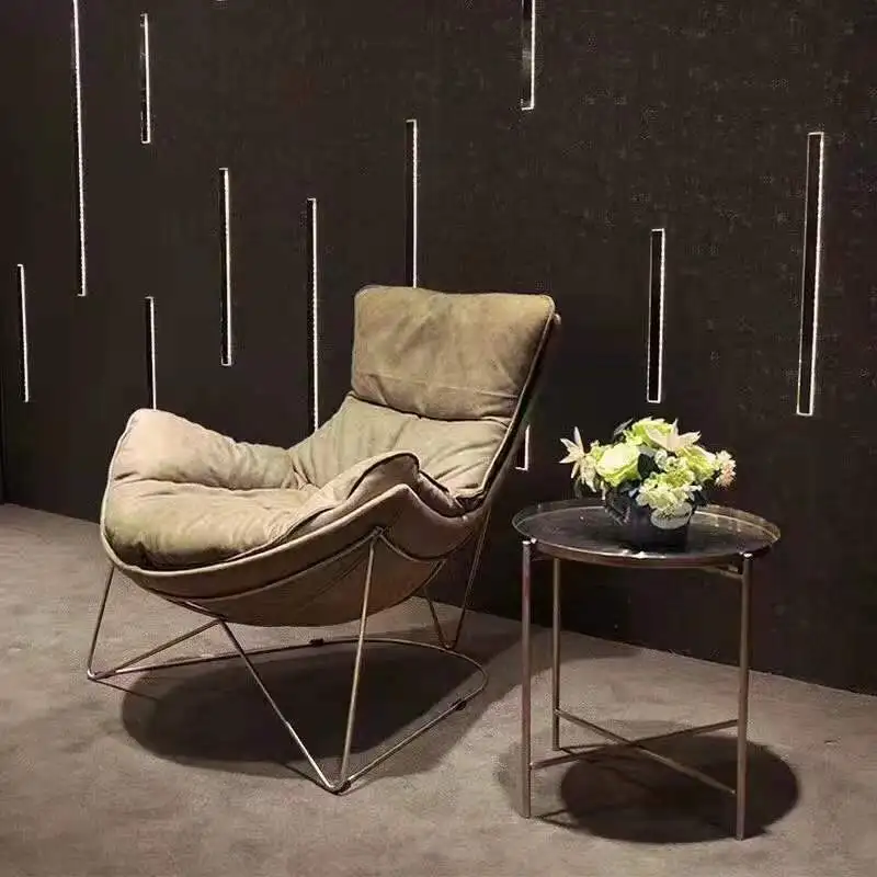 Высококачественное кресло для отдыха в скандинавском стиле переговоров чтения