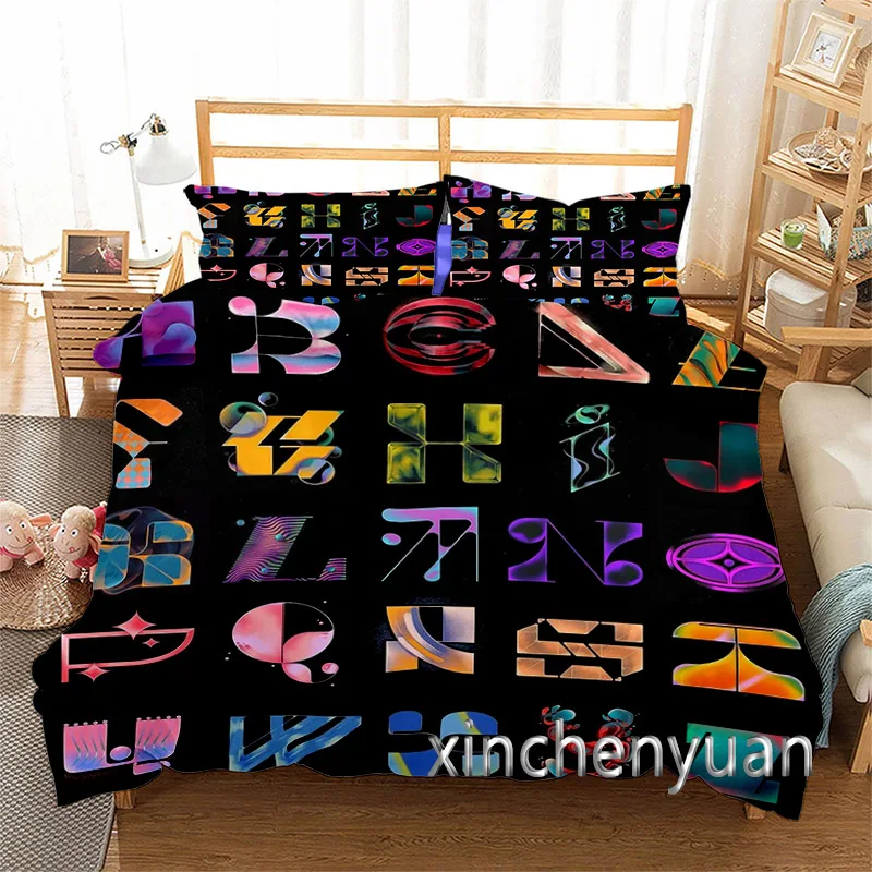 

Geometric Patterns 3D Printed Duvet Cover Set Twin Full Queen King Size Bedding Set Bed Linens Bedclothes for Young K73