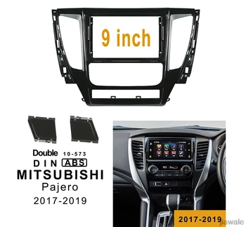 

9" Car radio Fascia Frame Facials Install Panel Dashboard Trim Kit for Mitsubishi Pajero montero sport 2016-2017