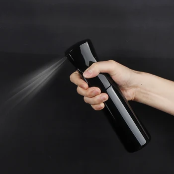 

300ml Hairdressing Spray Empty Bottle Refillable Mist Bottle Salon Barber Hair Tools Black White Water Sprayer Bottles
