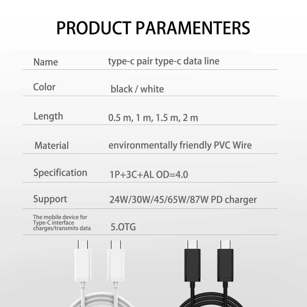 Кабель USB 3,1 type-c PD 87W 5A кабель для быстрой зарядки для Macbook pro samsung Galaxy S9 huawei Matebook P30 Thunderbolt 3